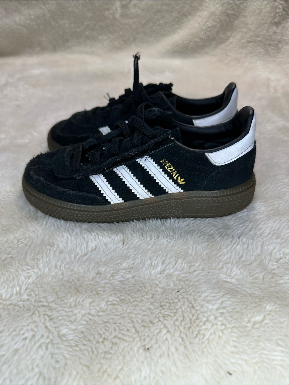 ADIDAS HANDBALL SPEZIAL COMFORT CLOSURE ELASTIC LACE SHOES Toddler Size 9K